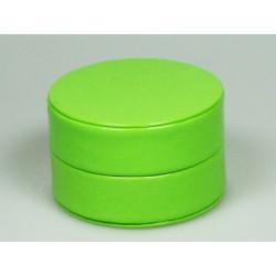 Boîte ronde glossy lime